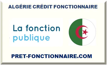 ALGÉRIE CRÉDIT FONCTIONNAIRE